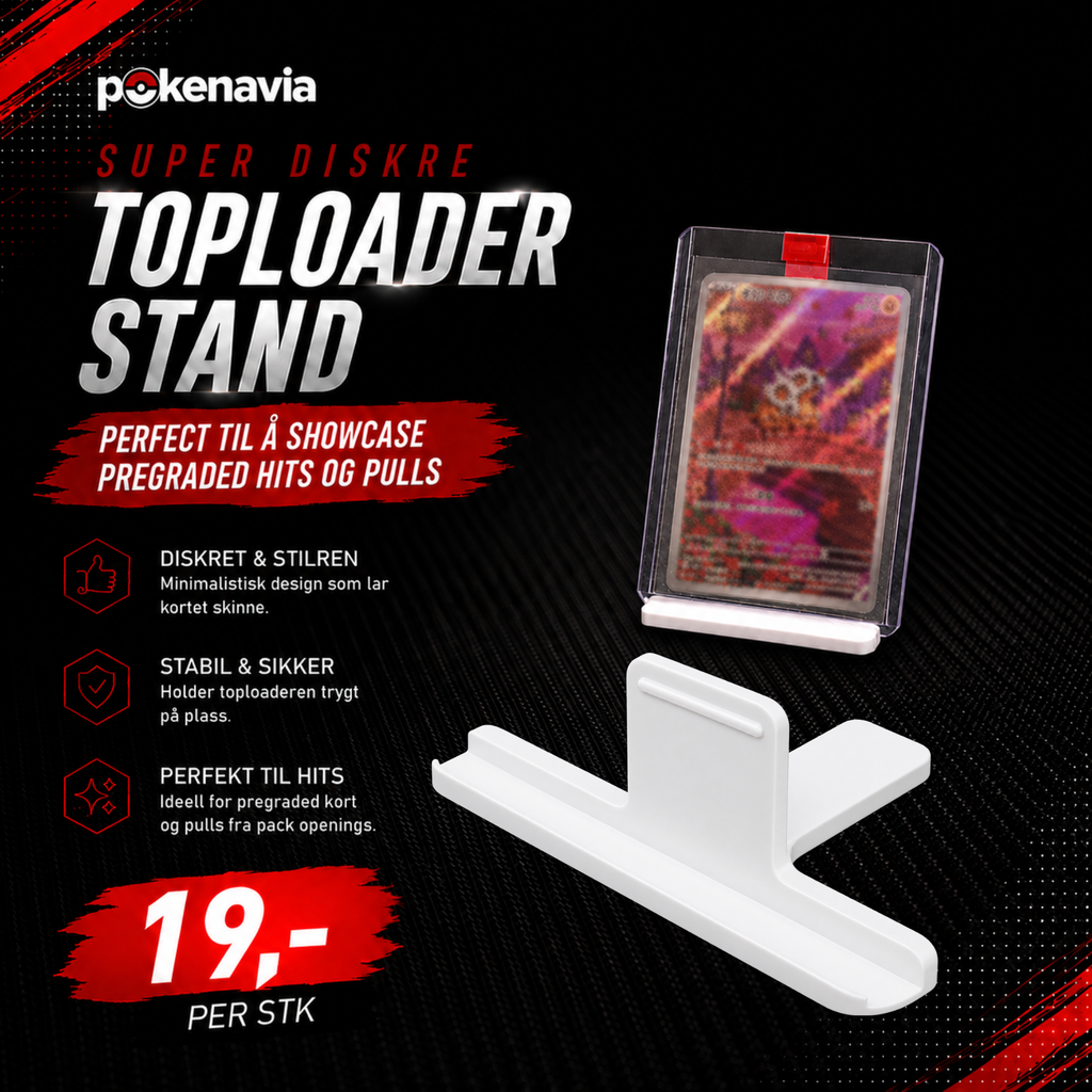 Toploader Stand – Hvit